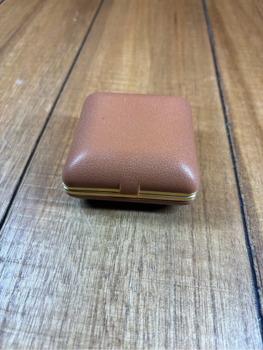 Gold Travel Alarm Clock - Gold and White, vintage, folding, Seth Thomas works!